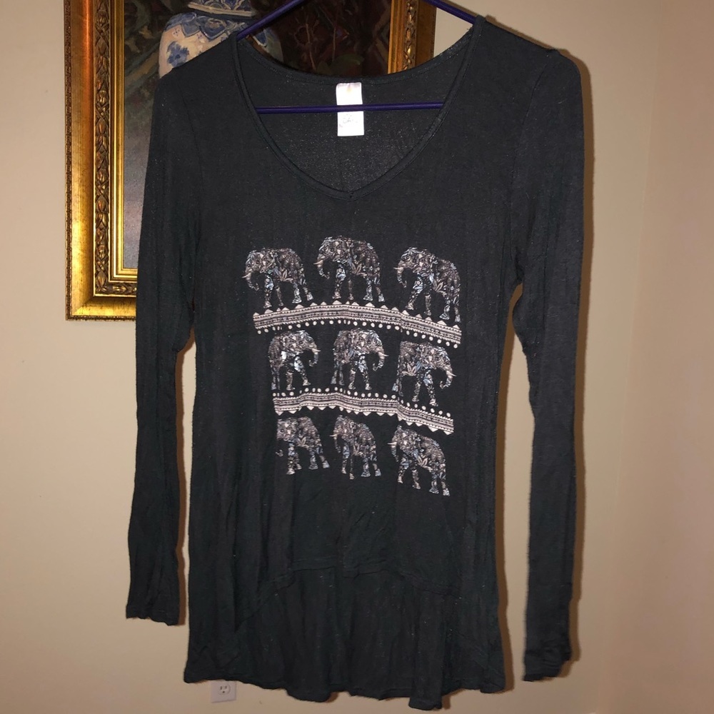 BOGO Elephant long sleeve ladies size medium
